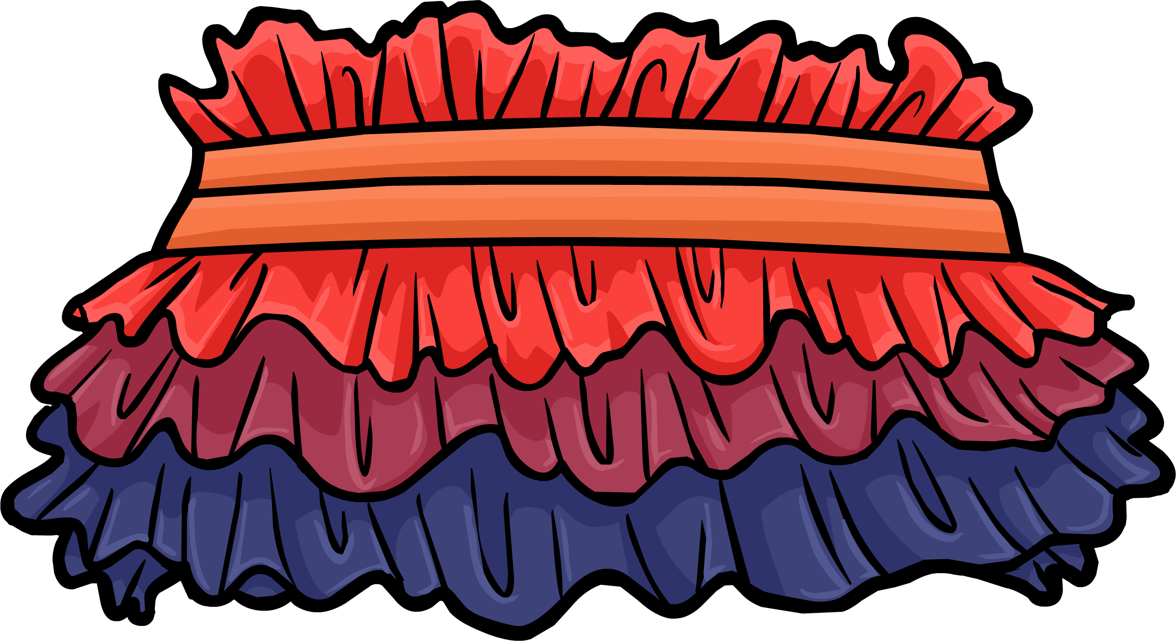 Club Penguin Rewritten Wiki - Dress Clipart (2339x1276), Png Download