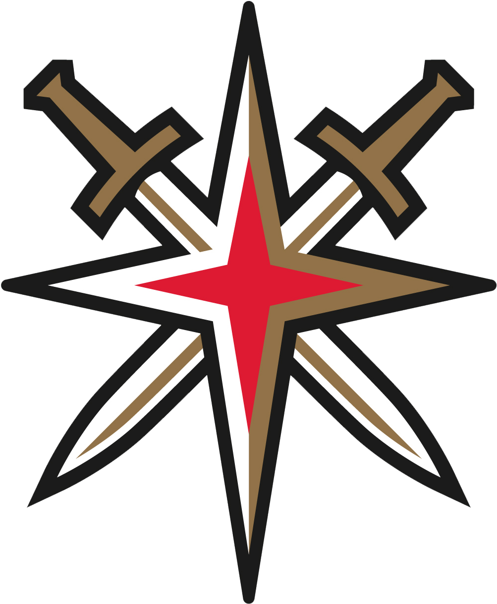 Vegas Golden Knights Secondary Logo Clipart (1274x1274), Png Download
