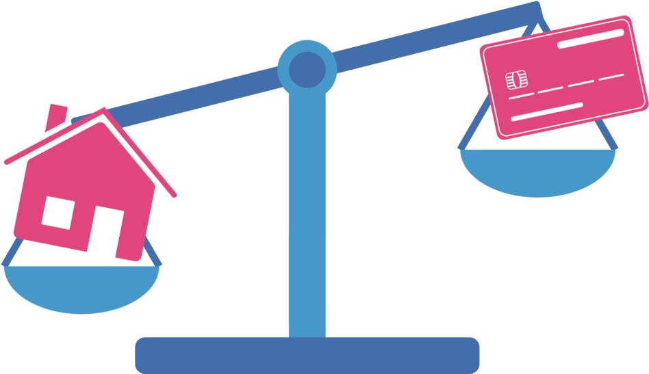 How To Pay Off Credit Card Debt Clipart (1000x546), Png Download