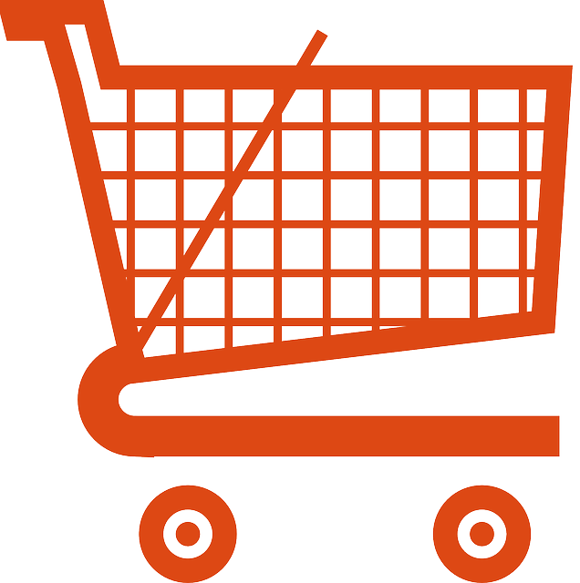 Shopping Cart, Cart, Ecommerce, Shopping, Amazon - Shopping Cart Clip Art - Png Download (636x640), Png Download