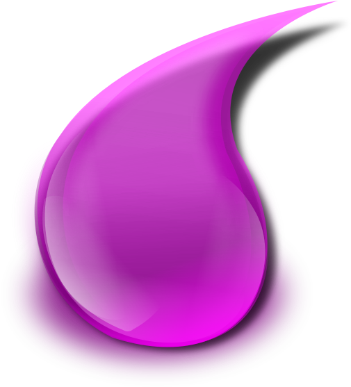 Violet Drop - Purple Droplet Clipart - Png Download (600x600), Png Download
