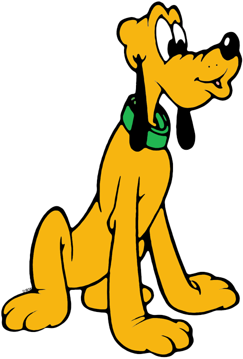 Pluto Dog Mickey Mouse Clipart (486x717), Png Download