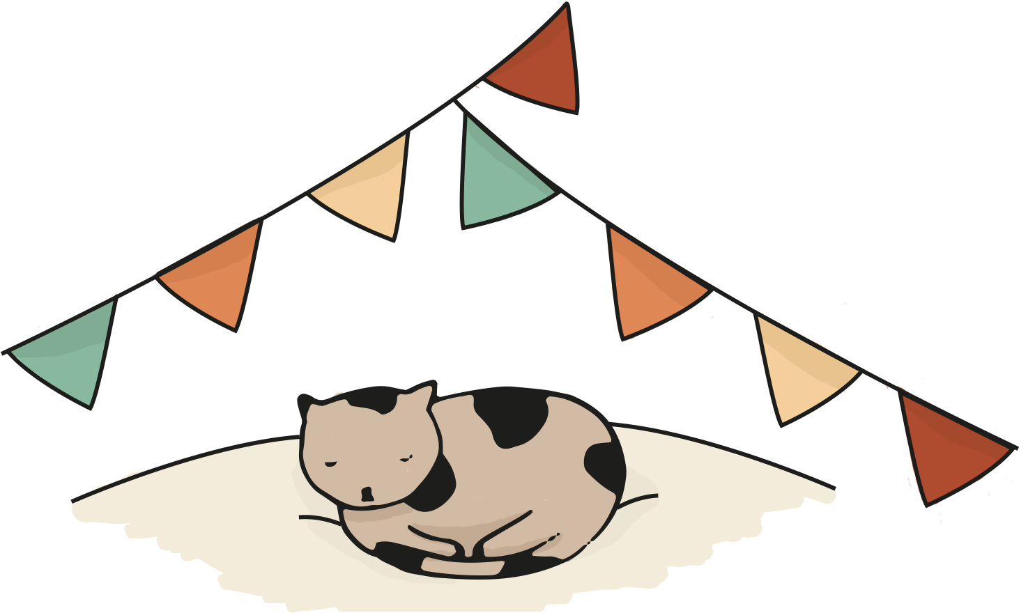 Cat Yawns Clipart (1575x990), Png Download