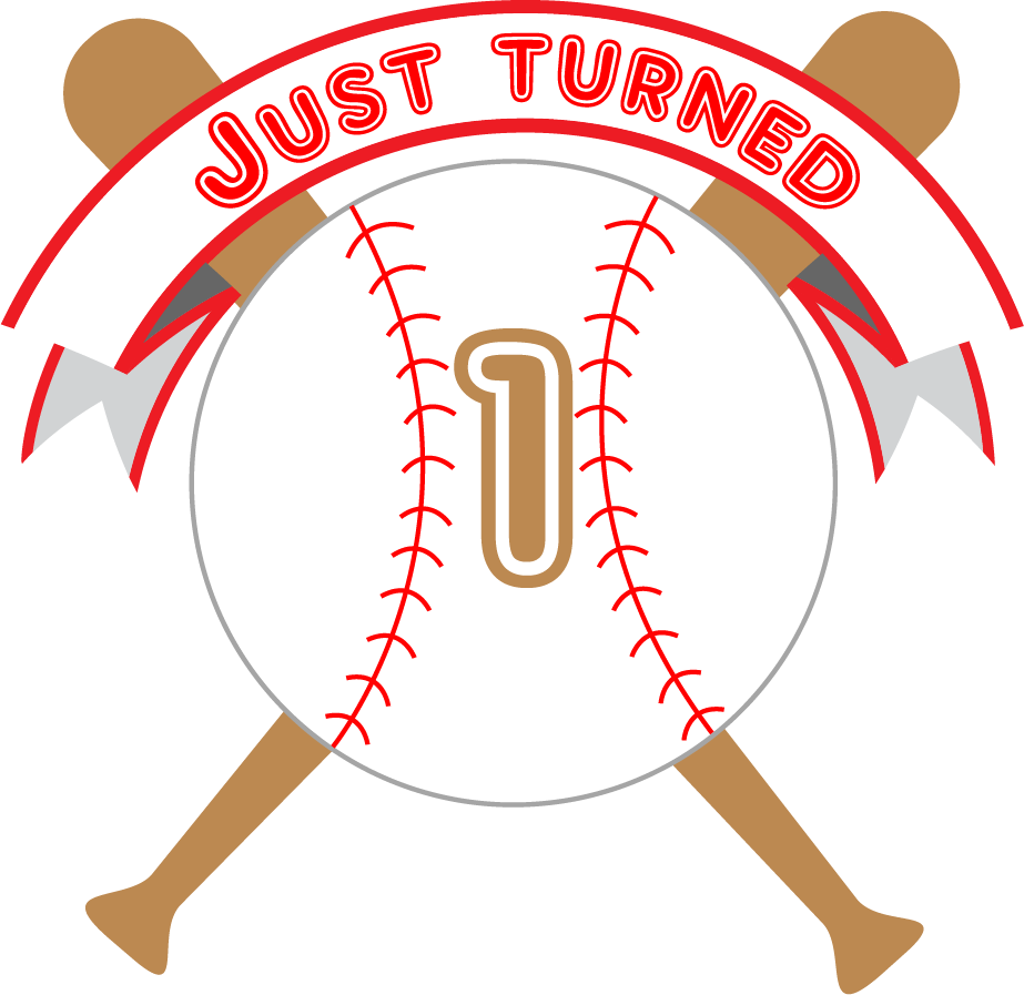 Baseball Baby Swoosh Clipart Vector Black And White - 1st Birthday Baseball Clipart Png Transparent Png (923x897), Png Download