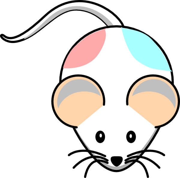 Mouse Clipart Black And White - Png Download (600x592), Png Download