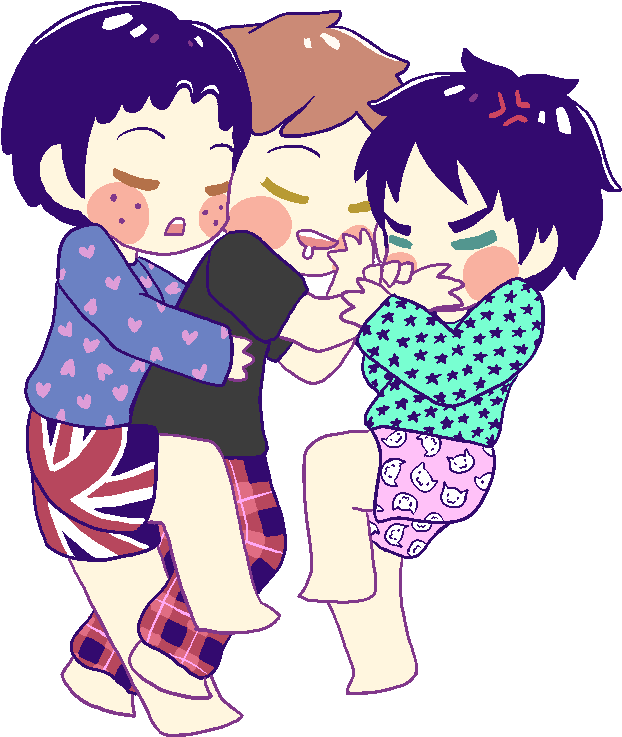 Clipart Sleeping Baby Girl - Gay Boys Pixel Art - Png Download (750x750), Png Download