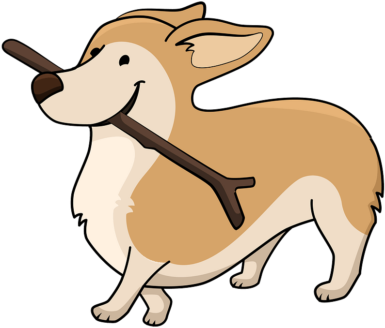 Corgi Clipart - Quedate En Casa Ecuador - Png Download (800x686), Png Download