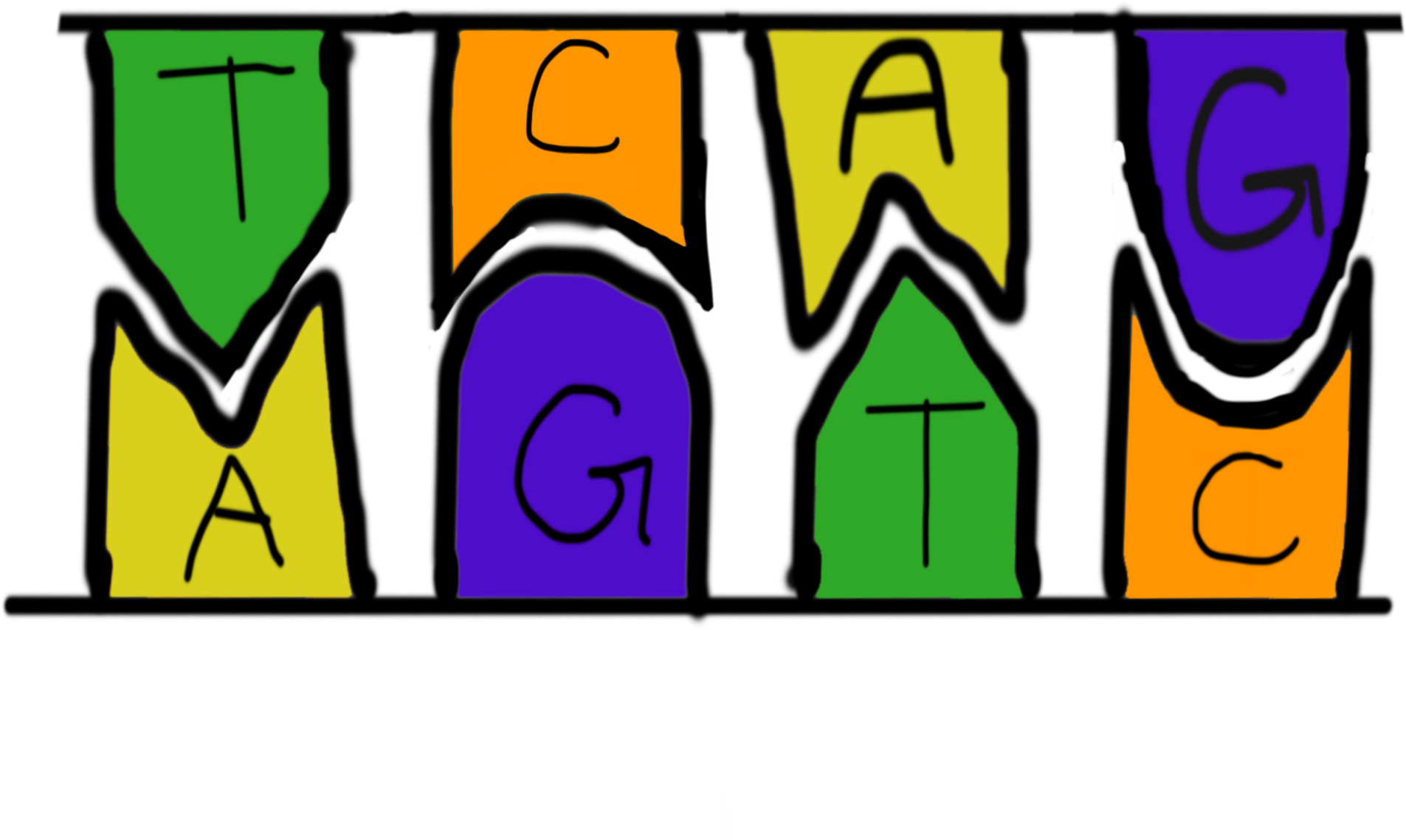 Nucleotide Pairings Clipart (2048x1536), Png Download