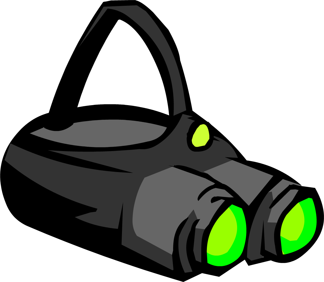 Gafas Negras - Club Penguin Rewritten Night Vision Goggles Clipart (1129x982), Png Download