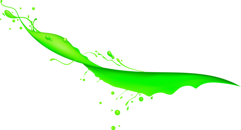 Tache Peinture Verte Png Clipart (800x431), Png Download