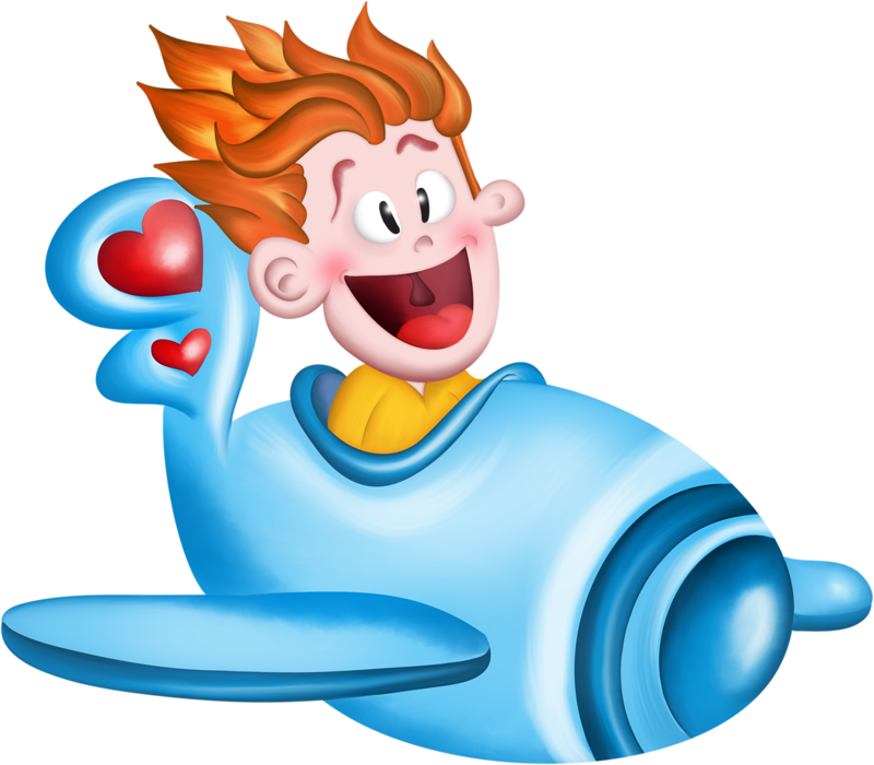 Avion Dessin Anime Png Clipart (800x700), Png Download