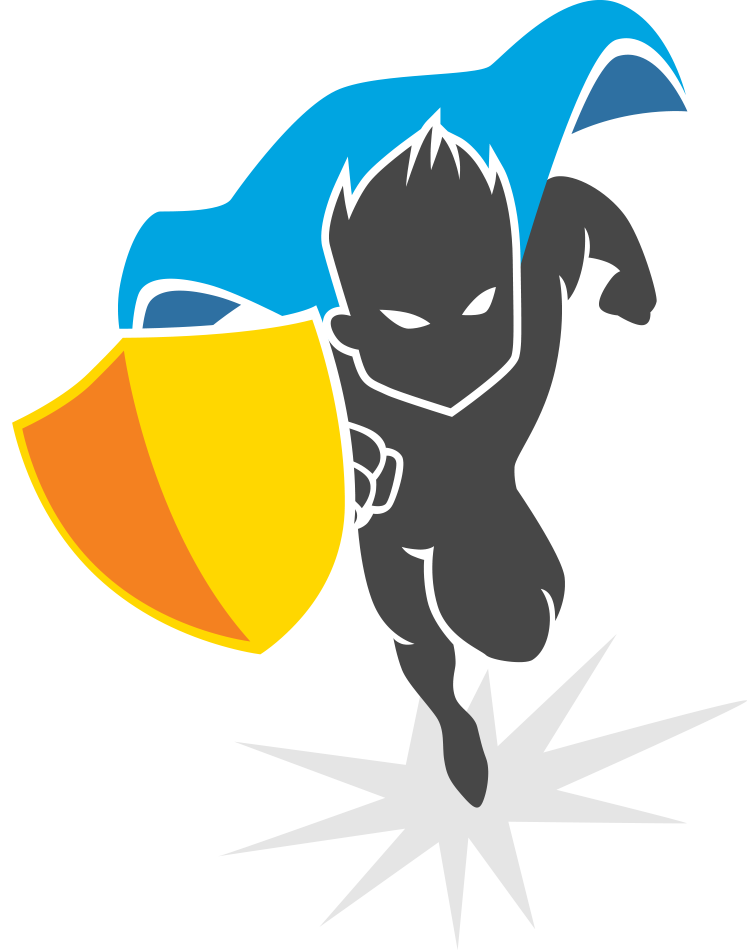 Vector Superhero Png Download - Super Hero Vector Logo Clipart (747x950), Png Download