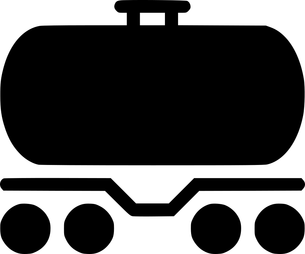 Cystern Railcar - Svg Rail Car Clipart (980x816), Png Download