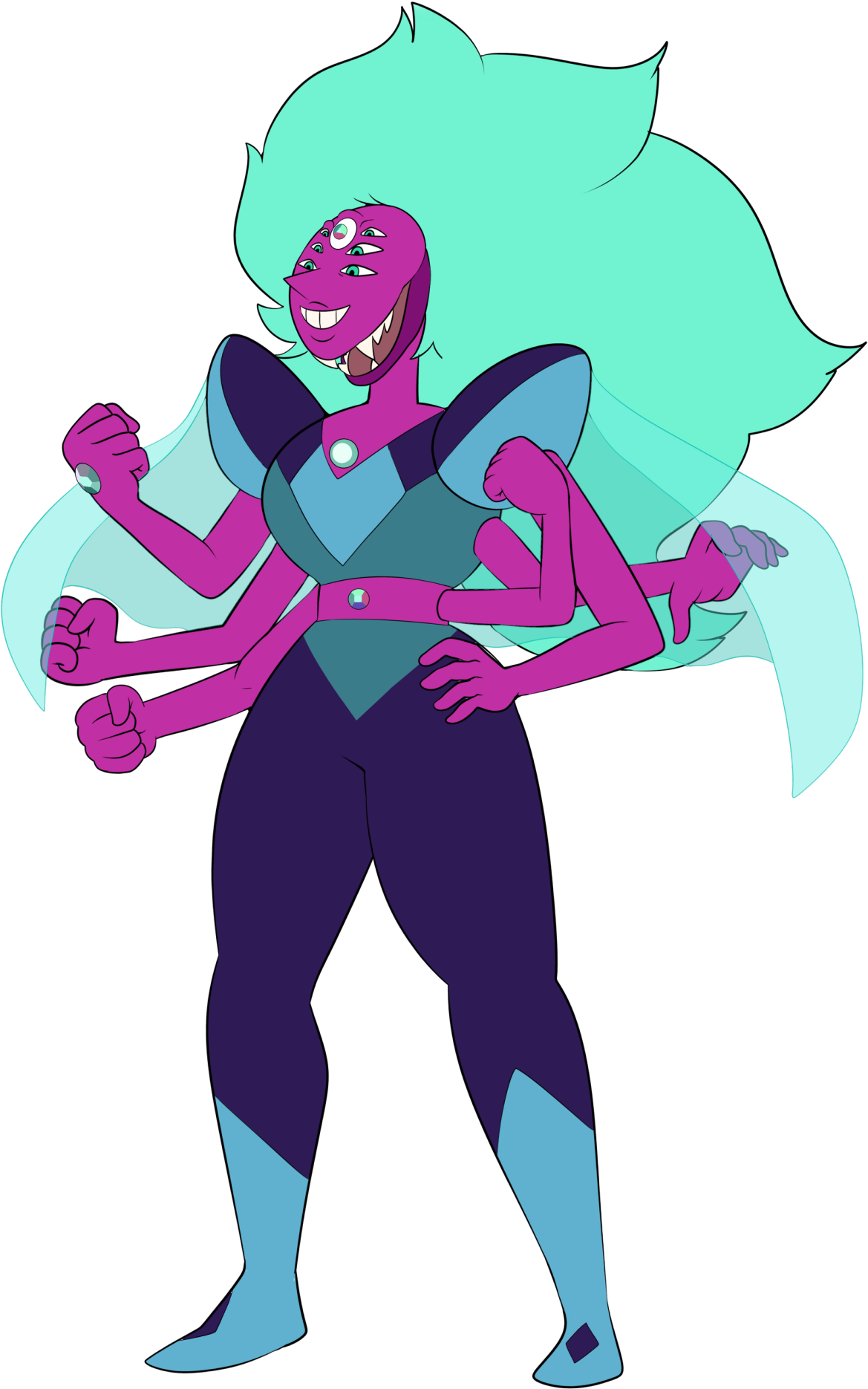 Steven Universe Homeworld Fusion Clipart , Png Download - Steven Universe Homeworld Fusions Transparent Png (1169x1870), Png Download