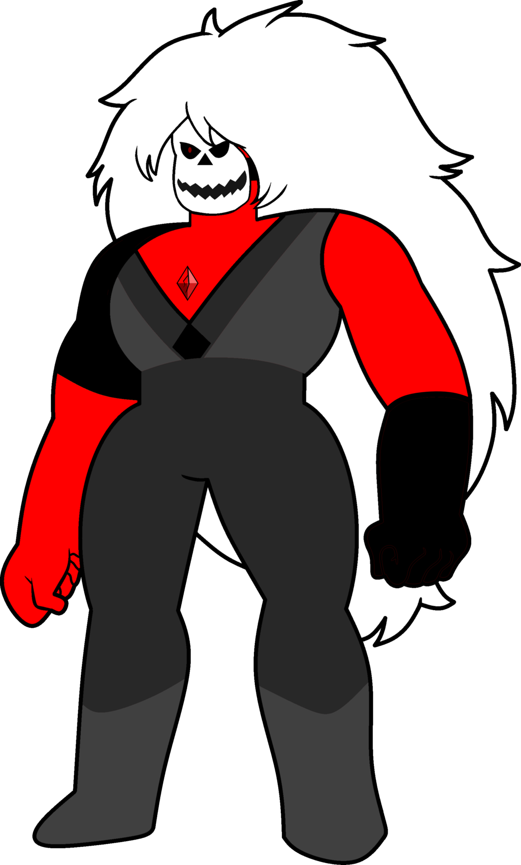 Red Jasper By 6the6overlord6 - Jasper Steven Universe Characters Clipart (1024x1700), Png Download