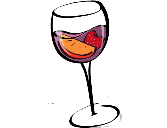 Kaia Writes Sangriawatermarkpng - Sangria Clipart Transparent Png (634x521), Png Download