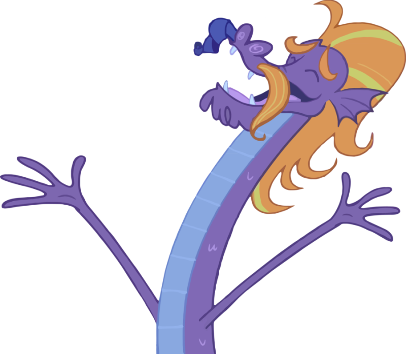 Hubpicture Pin - Little Pony Sea Monster Clipart (800x697), Png Download