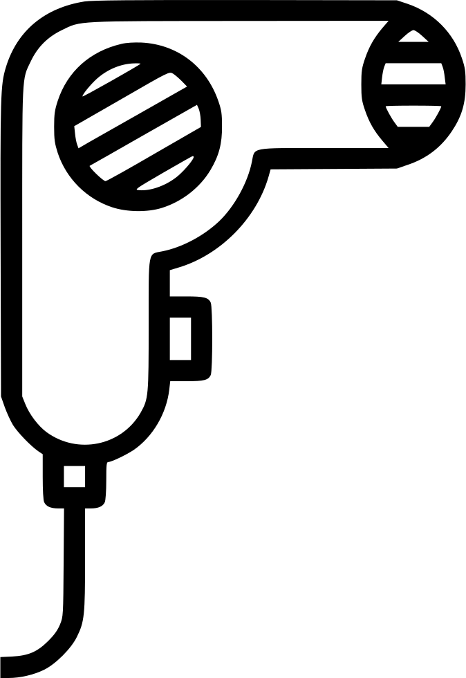 Beauty Care Parlour Hair Dryer Treatment Blower - Beauty Salon Clipart (674x980), Png Download