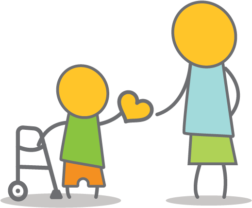 An Emjoi Featuring A Parent And Child - Cartoon Clipart (647x496), Png Download
