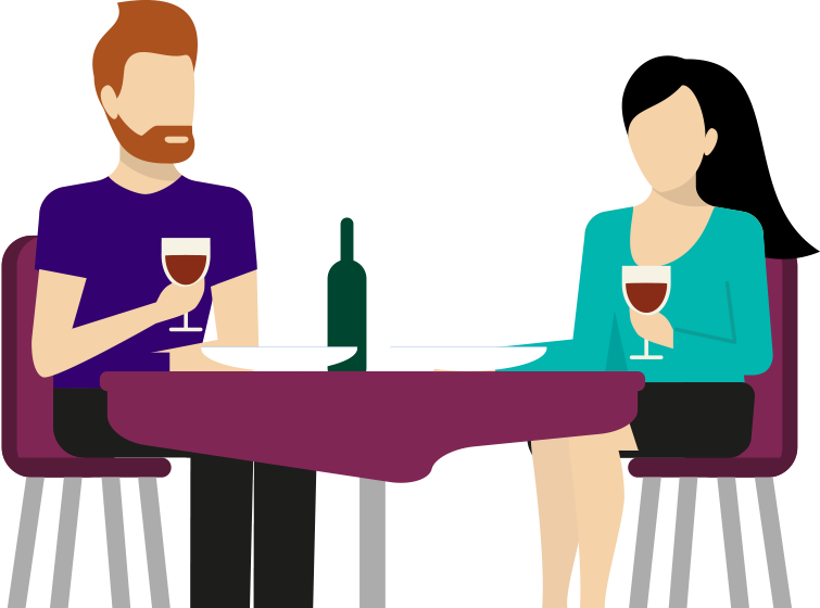 Alcohol Healthy Heart Diet Cartoon Clipart (755x560), Png Download