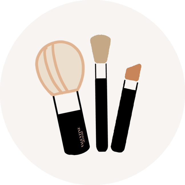 Makeup Brushes Clipart (648x648), Png Download