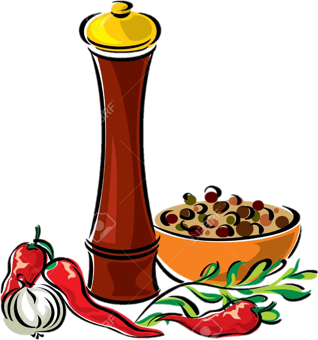 Spices Clipart - Png Download (1300x1300), Png Download