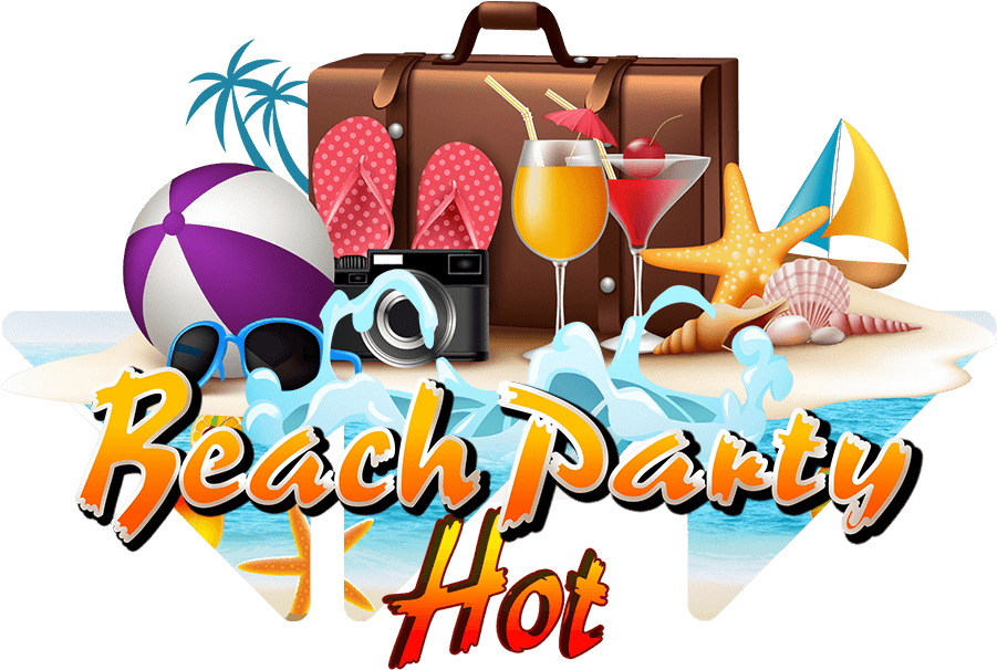 Beach Party Hot - Beach Holiday Clip Art - Png Download (900x900), Png Download