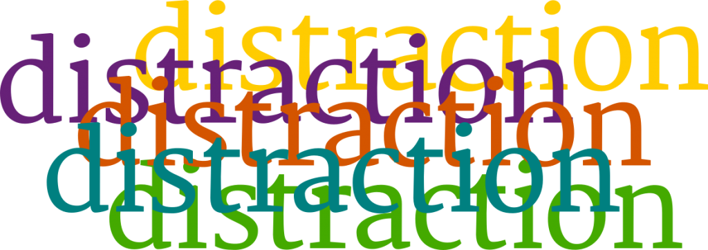 Distraction-1024x362 - Clip Art Distraction - Png Download (1024x362), Png Download