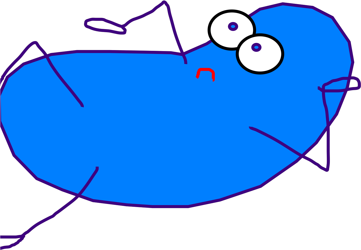 Jellybean Blue Clipart (1600x1600), Png Download