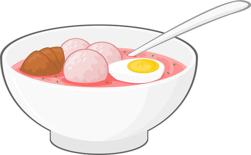 Soup Clipart - Animasi Bakso Png Transparent Png (800x494), Png Download