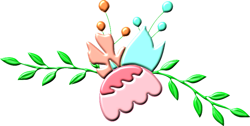 Floral Design - Floral Elements Png Clipart (800x403), Png Download