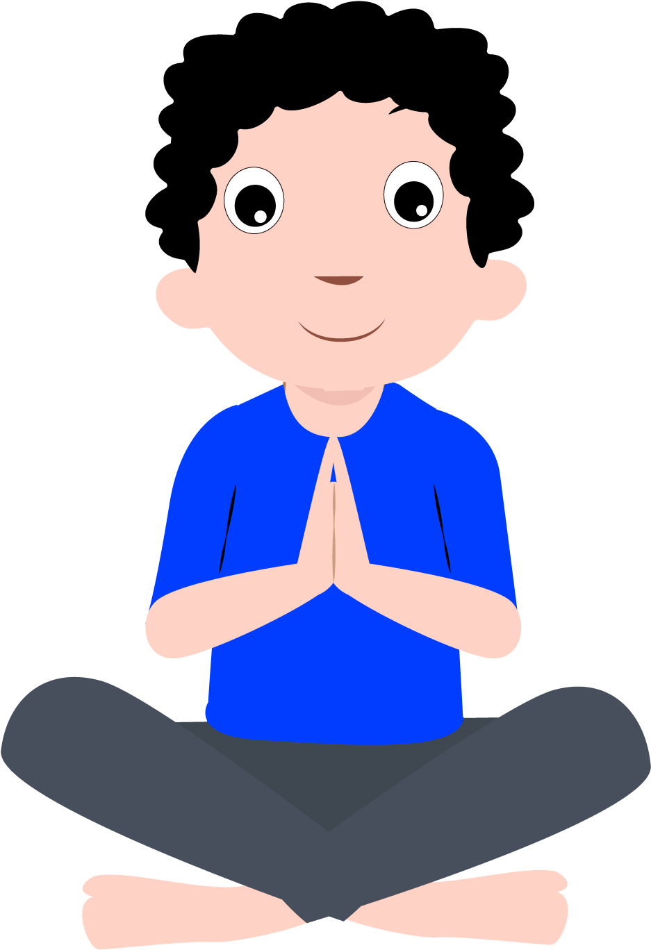 Kids Namaste Clipart - Png Download (2000x2000), Png Download