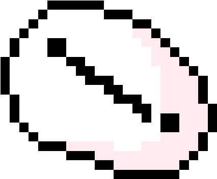 Easy Skull Pixel Art Clipart (592x592), Png Download