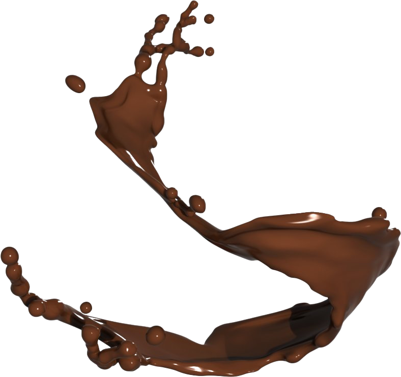 Chocolate Milk Splash Png - Splash Melted Chocolate Png Clipart (920x830), Png Download