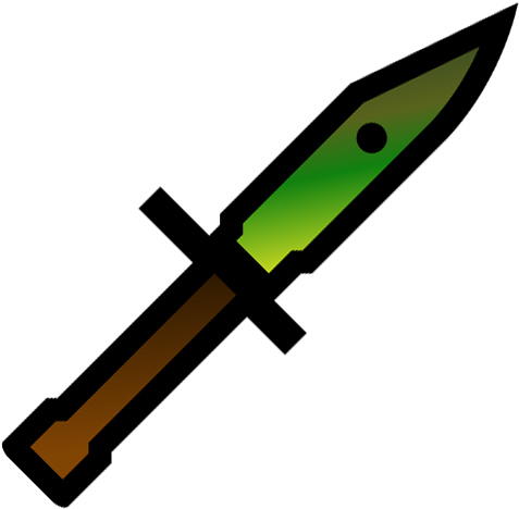 Knives Clipart Survival Knife - Surviv Io Png Transparent Png (683x683), Png Download