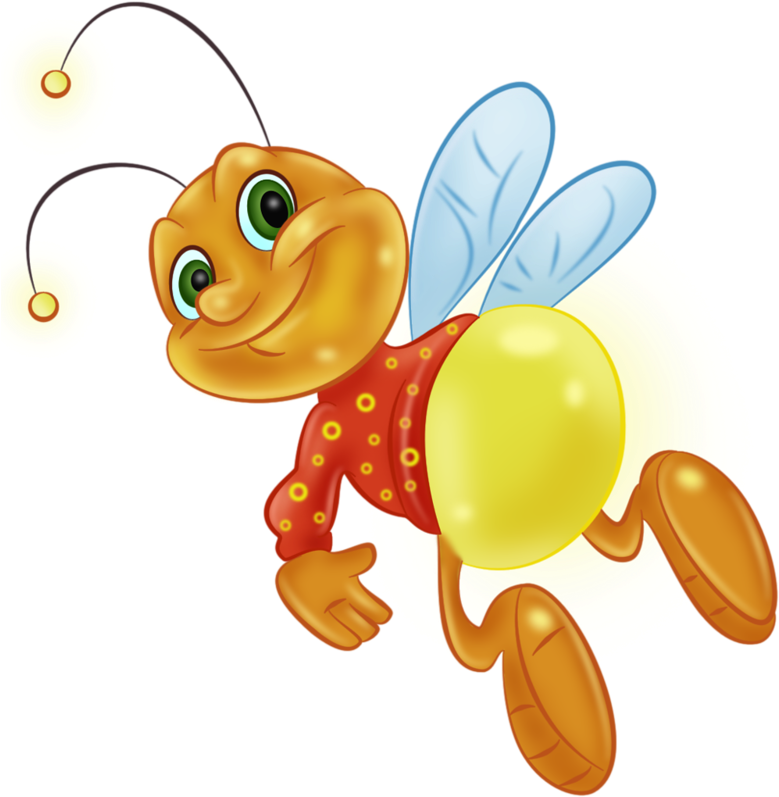 Firefly Butterfly Wallpaper Toy Desktop Free Clipart - Fireflies Cartoon - Png Download (785x800), Png Download