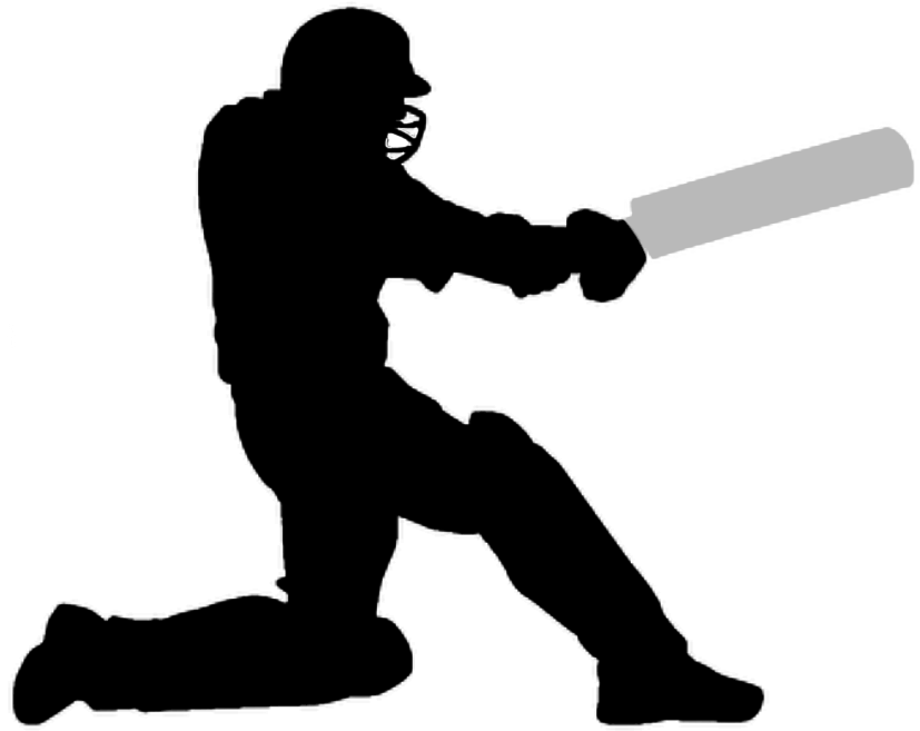 Action Clipart Cricket - Cricket Clipart Png Transparent Png (900x726), Png Download