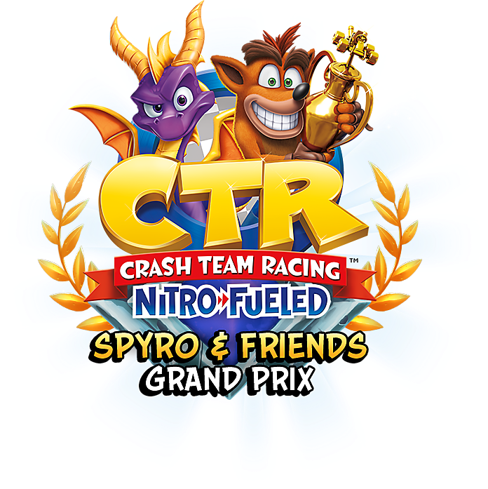 Bandipedia - Spyro And Friends Grand Prix Logo Clipart (696x697), Png Download