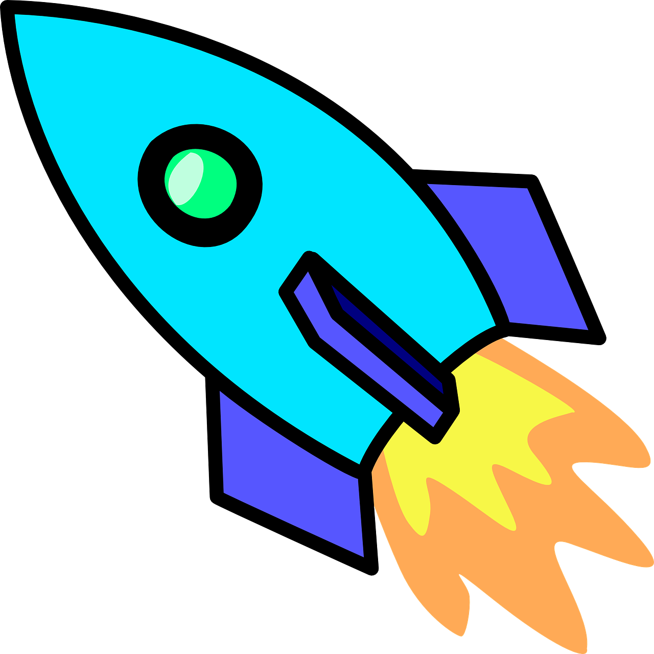 Spaceship Clipart - Png Download (1280x1279), Png Download