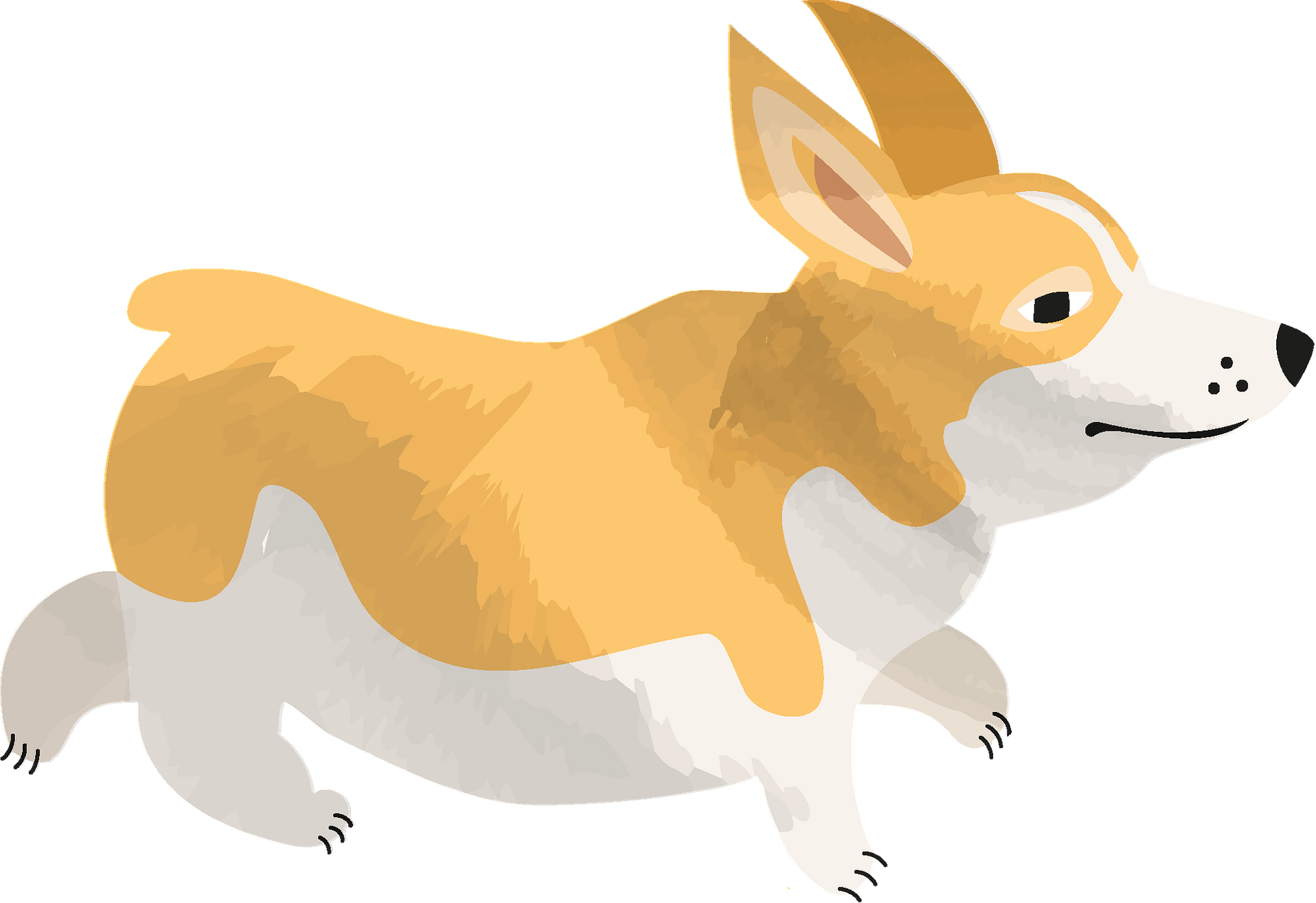 Pembroke Welsh Corgi Clipart (1920x1318), Png Download