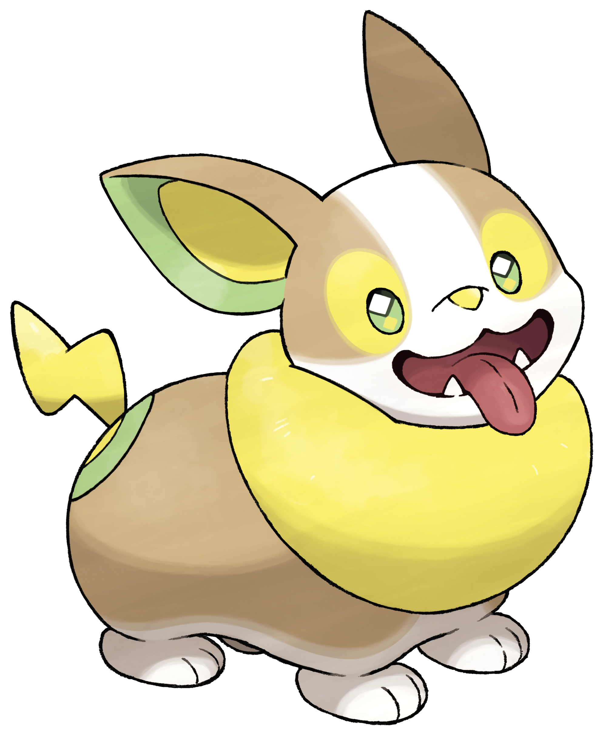 Pokemon Sword And Freak, - Pokemon Yamper Clipart (3000x3000), Png Download
