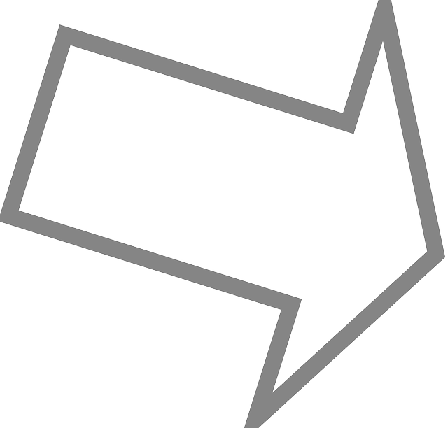 Gray, Right, Outline, Arrow, Down, Direction, Pointing - Portable Network Graphics Clipart (640x612), Png Download