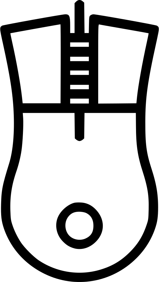 Www Clipart Gaming Mouse - Png Download (554x980), Png Download