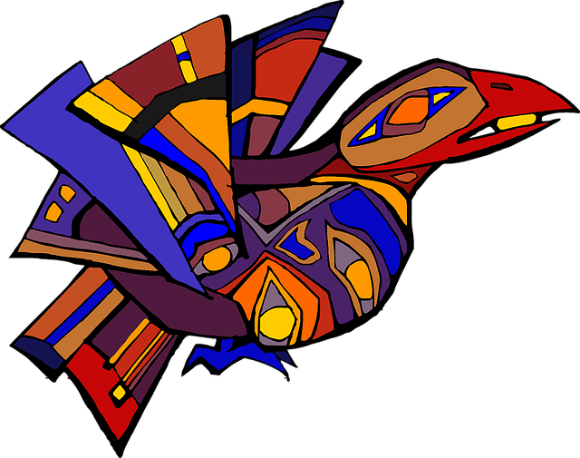 Gambar Abstrak Burung Clipart (640x505), Png Download