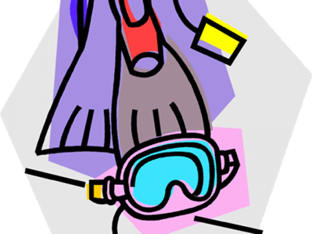 Fins Clipart Snorkel - Png Download (640x480), Png Download