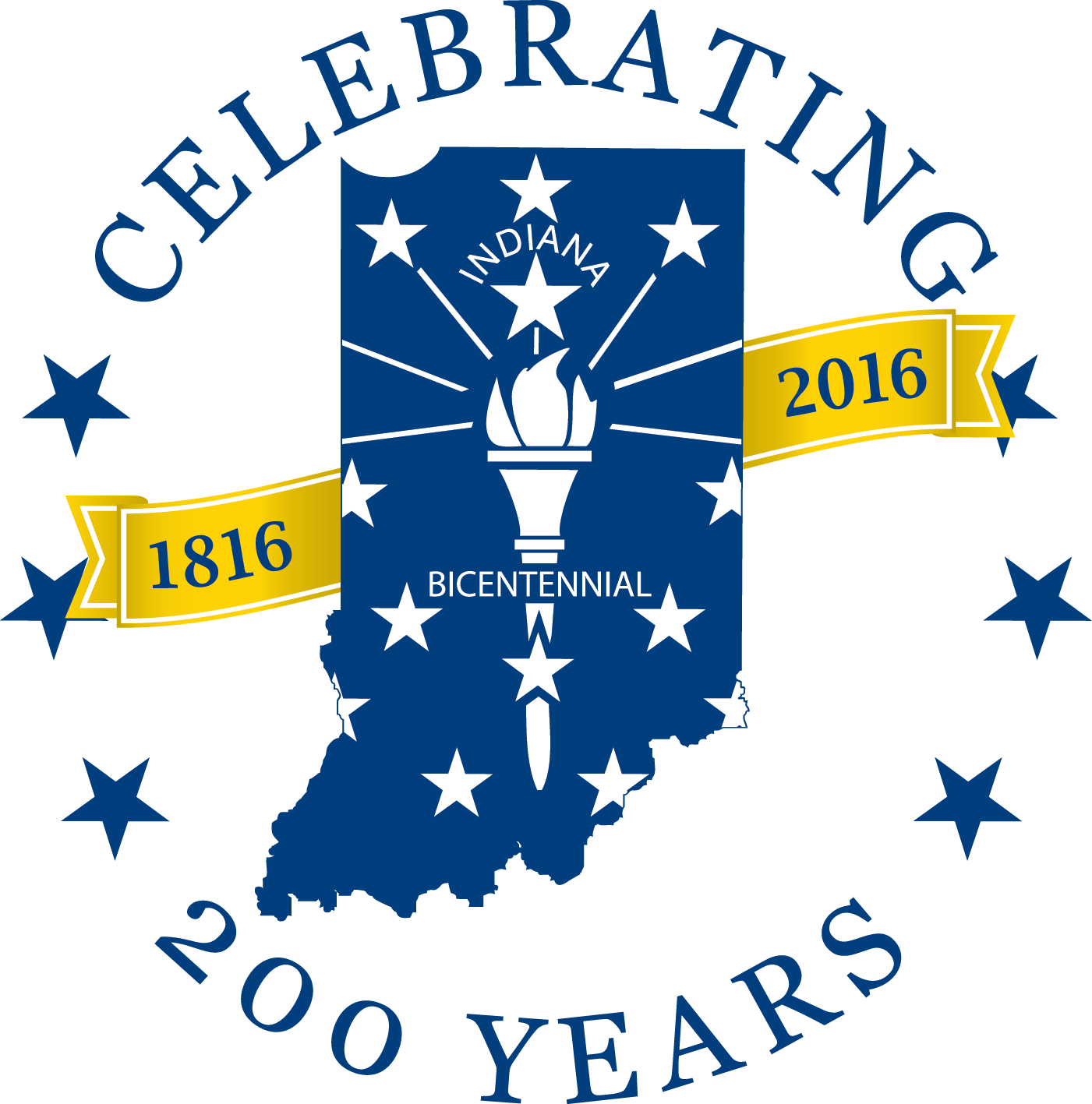 Bicentennial Indiana Clipart (1401x1417), Png Download