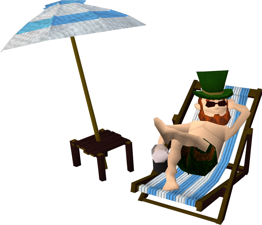 The Runescape Wiki - Relaxed Leprechaun Clipart (846x725), Png Download