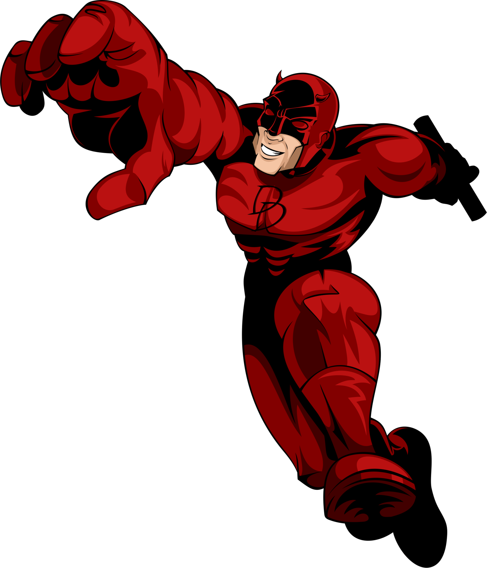 Hulk Clipart Daredevil - Daredevil Png Transparent Png (1600x1867), Png Download