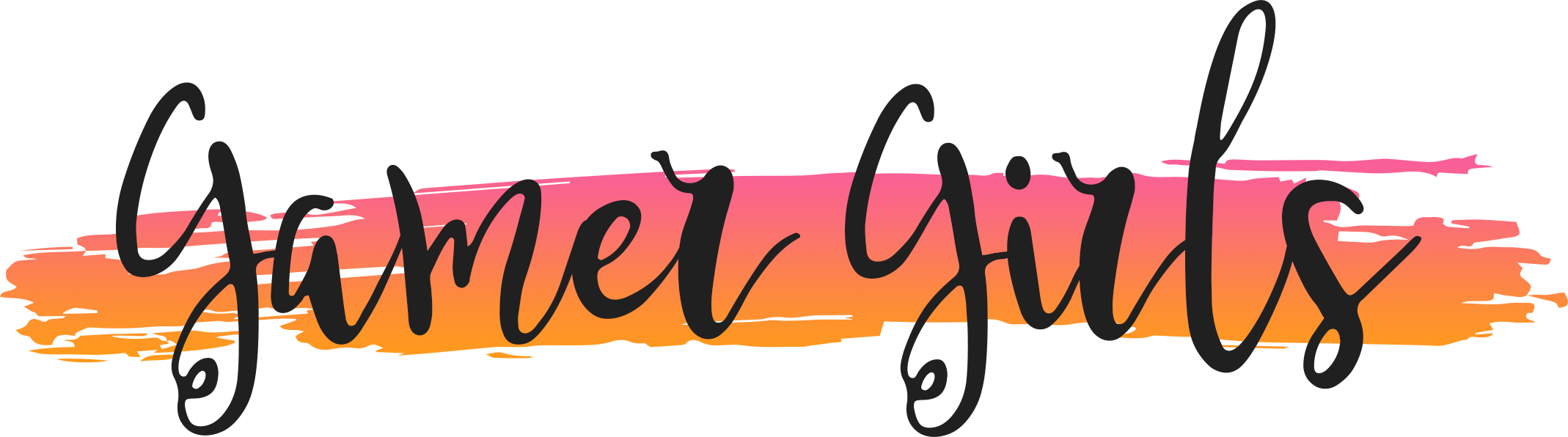 Gamer Girls - Video Game Clipart (2138x596), Png Download