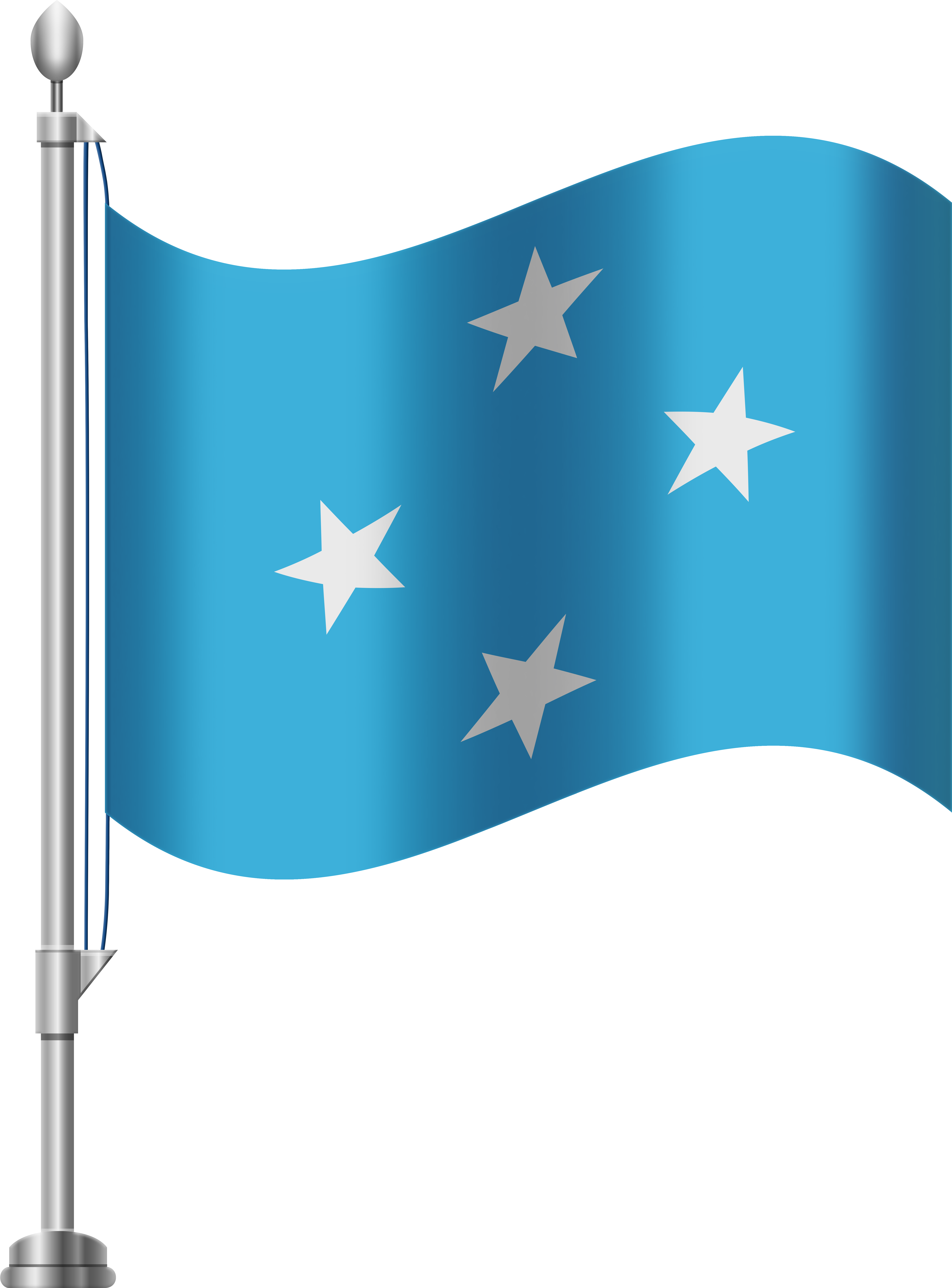 Micronesia Flag Png Clip Art Transparent Png (6141x8000), Png Download